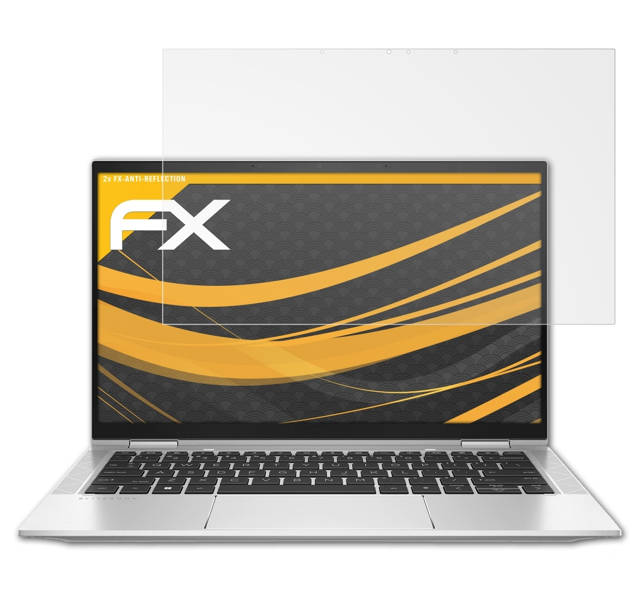 ATFOLIX 2x EliteBook HP 1030 Displayschutz(für G8) x360 FX-Antireflex