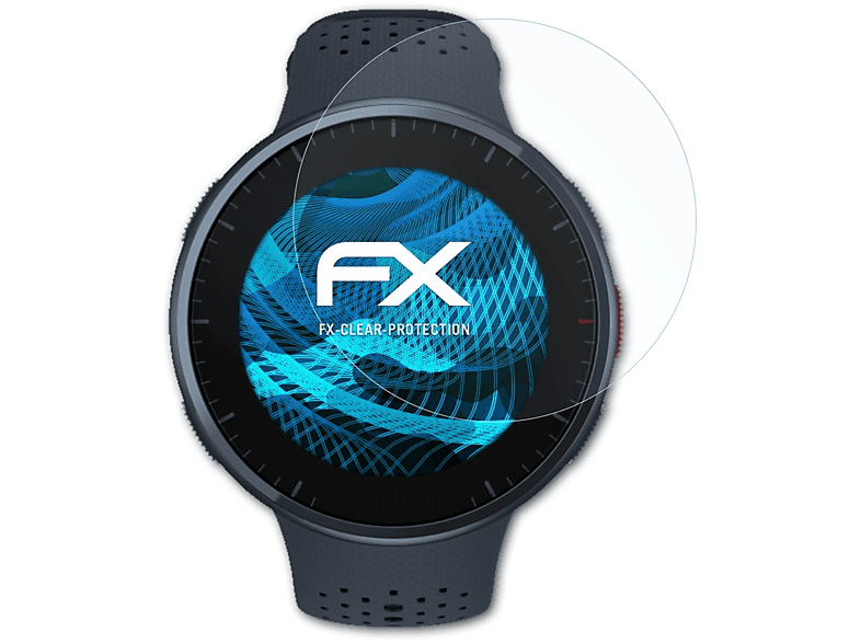 ATFOLIX 3x FX-Clear Displayschutz(für Polar Pacer Pro)