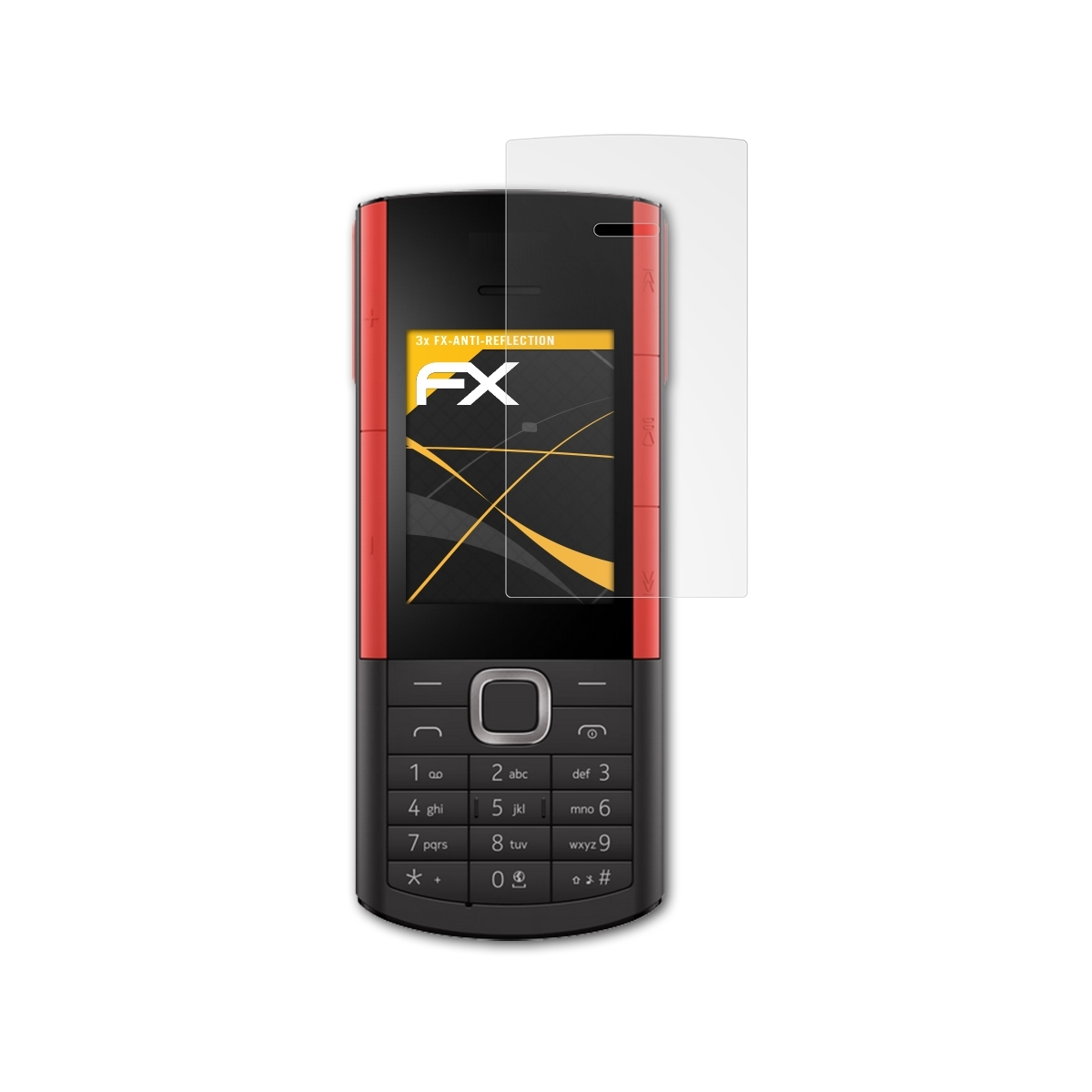 5710) Displayschutz(für ATFOLIX matt&stoßfest 3x Nokia