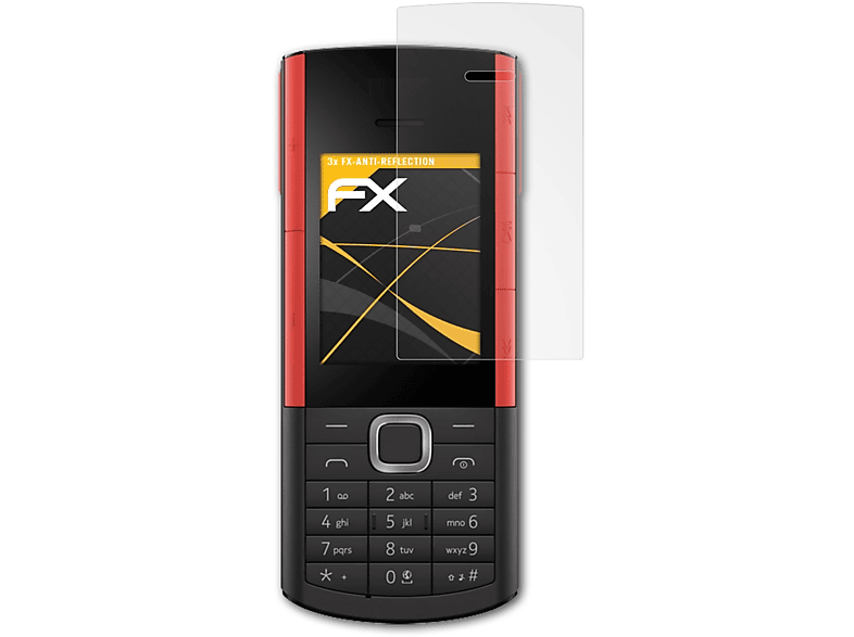 ATFOLIX 3x 5710) matt&stoßfest Nokia Displayschutz(für