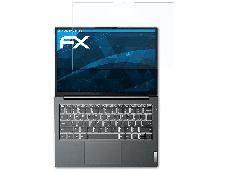 ATFOLIX 2x FX-Clear Displayschutz(für Lenovo ThinkBook Plus (Gen 2))
