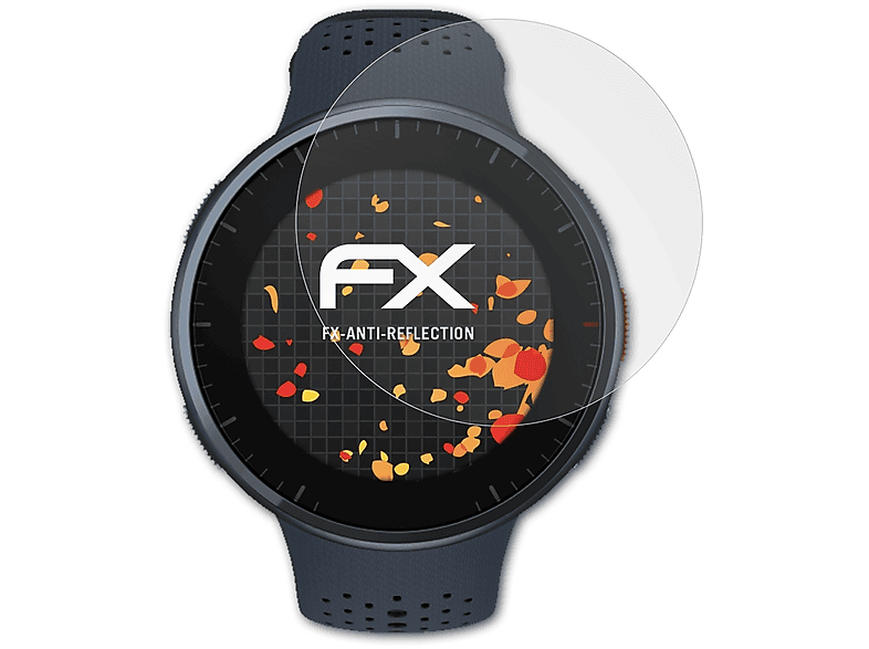 ATFOLIX 3x FX-Antireflex Displayschutz(für Polar Pacer Pro)