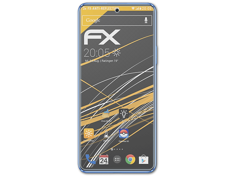 ATFOLIX 3x FX-Antireflex Displayschutz(für Huawei Nova 9 SE)