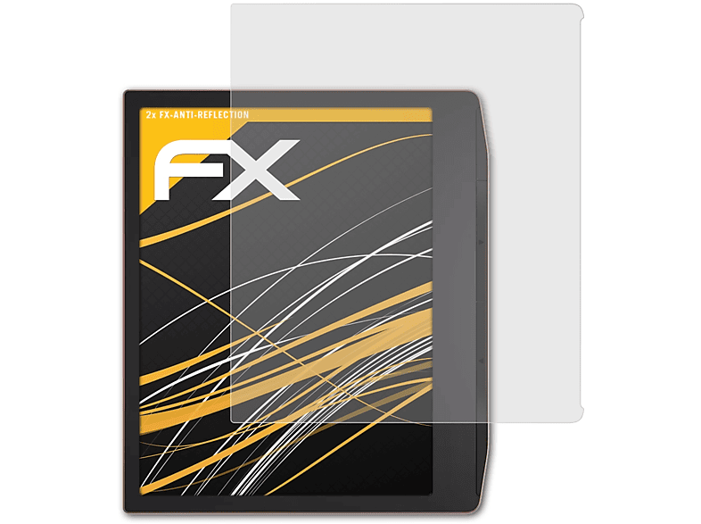 ATFOLIX 2x matt&stoßfest Displayschutz(für PocketBook Era)
