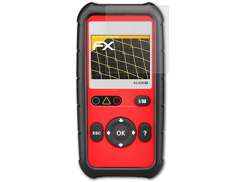 ATFOLIX 2x FX-Antireflex AutoLink Displayschutz(für Autel AL529)