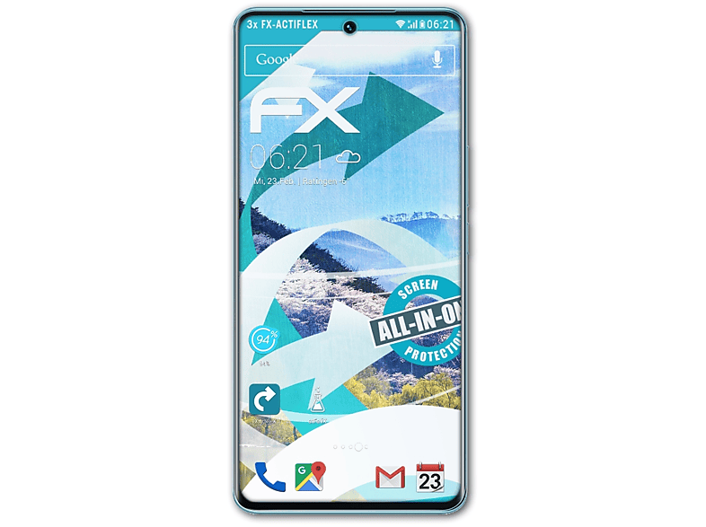 ATFOLIX 3x klar&flexibel Vivo Pro) V25 Displayschutz(für