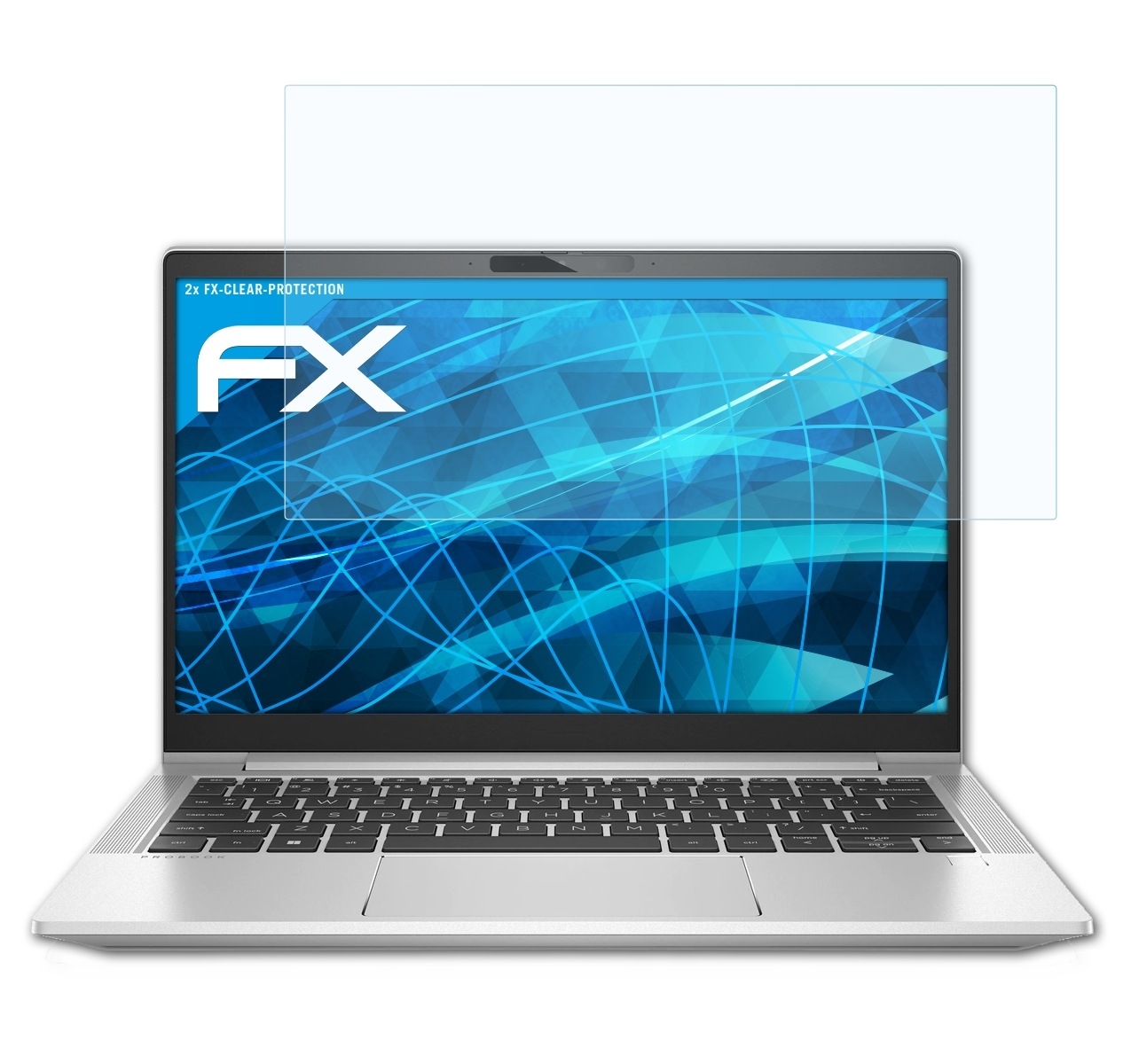 ATFOLIX 2x FX-Clear Displayschutz(für HP 630 ProBook G8)