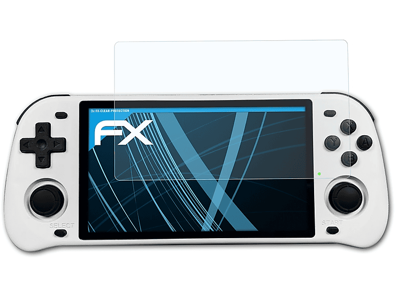 ATFOLIX 3x klar&stoßfest Displayschutz(für PowKiddy Max2)