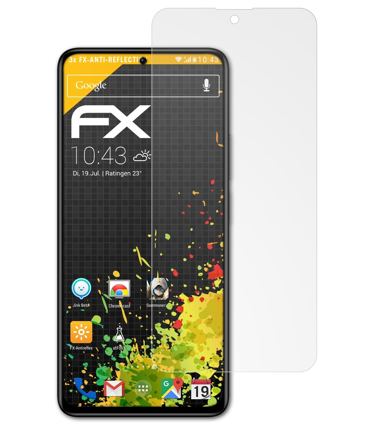 ATFOLIX 3x matt&stoßfest Displayschutz(für Note Redmi Xiaomi Pro+) 11