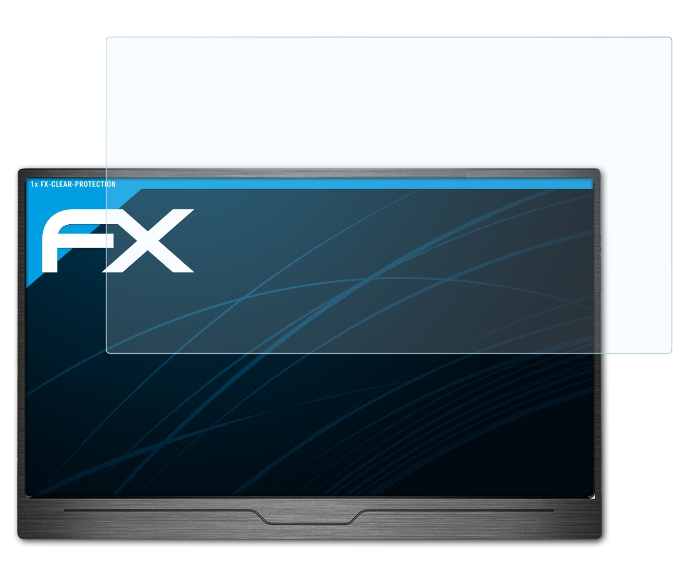 Uperfect FX-Clear Displayschutz(für Ultra-Slim Reisemonitor ATFOLIX (13.3 Inch))