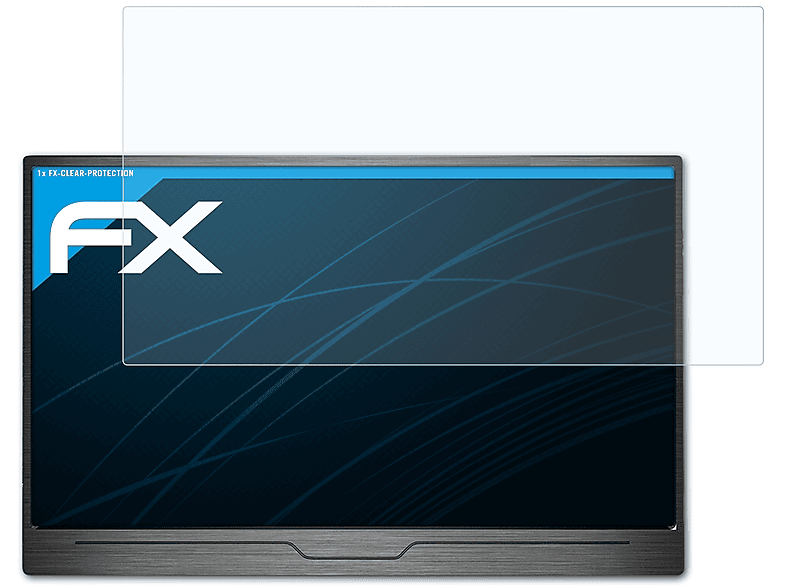 ATFOLIX FX-Clear Displayschutz(für Uperfect Ultra-Slim Reisemonitor (13.3 Inch))