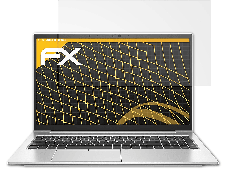 ATFOLIX 2x FX-Antireflex Displayschutz(für HP EliteBook 855 G8)