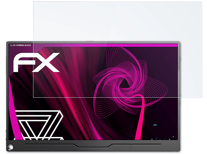 ATFOLIX FX-Hybrid-Glass Schutzglas(für Uperfect HDR-Monitor 13,3 Inch)