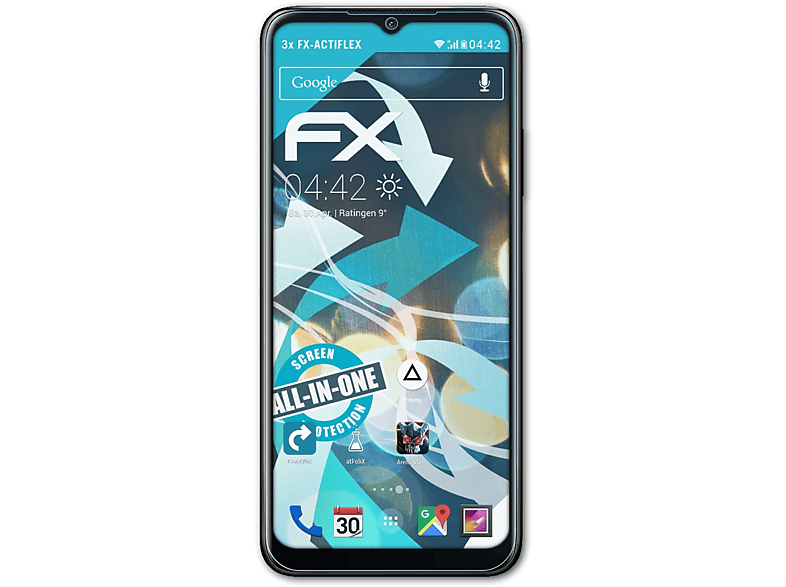 klar&flexibel Displayschutz(für Nokia G400) ATFOLIX 3x