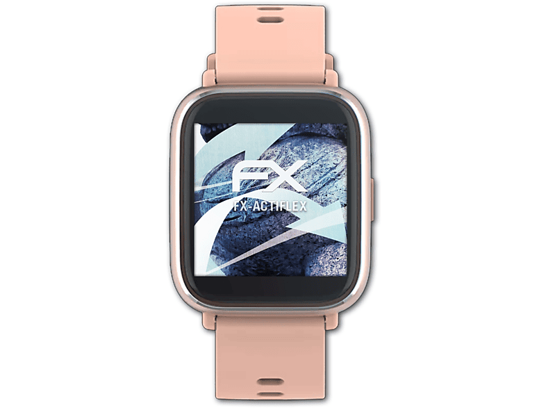 ATFOLIX 3x klar&flexibel Displayschutz(für Denver SW-161) | Smartwatch Schutzfolien & Gläser