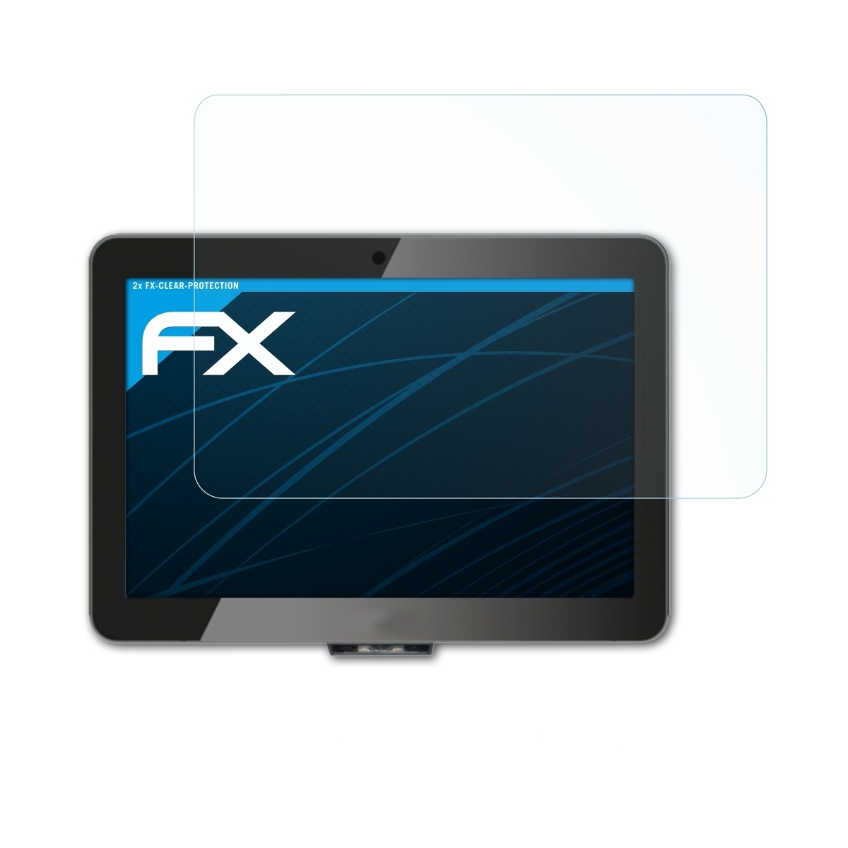 ATFOLIX 2x FX-Clear Displayschutz(für 1000 Newland NQuire Manta)
