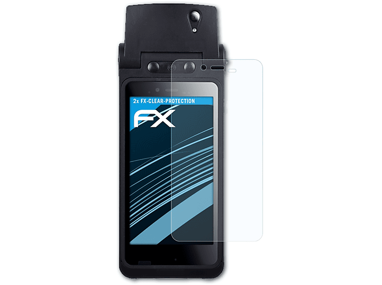 ATFOLIX 2x klar&stoßfest Displayschutz(für Pokini Tab A6)