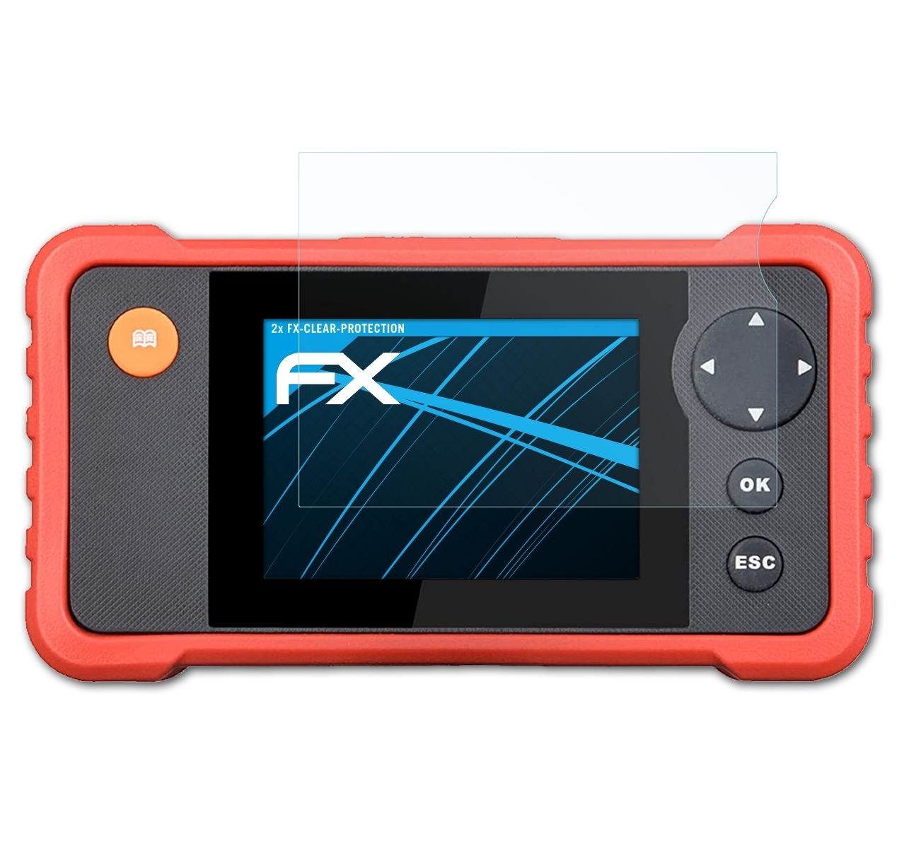 ATFOLIX 2x FX-Clear Displayschutz(für Creader Launch CRP 129 Premuim)