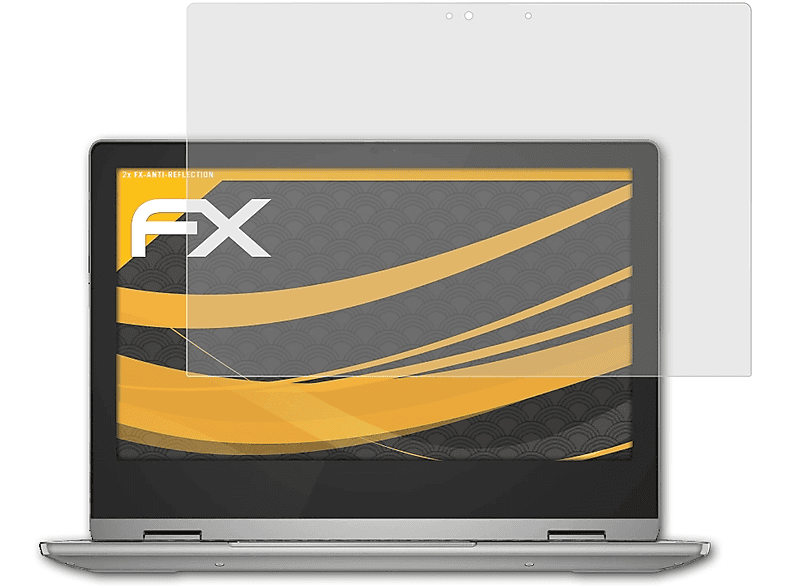 3 2x Displayschutz(für Chromebook (Gen 6)) Flex ATFOLIX IdeaPad Lenovo FX-Antireflex
