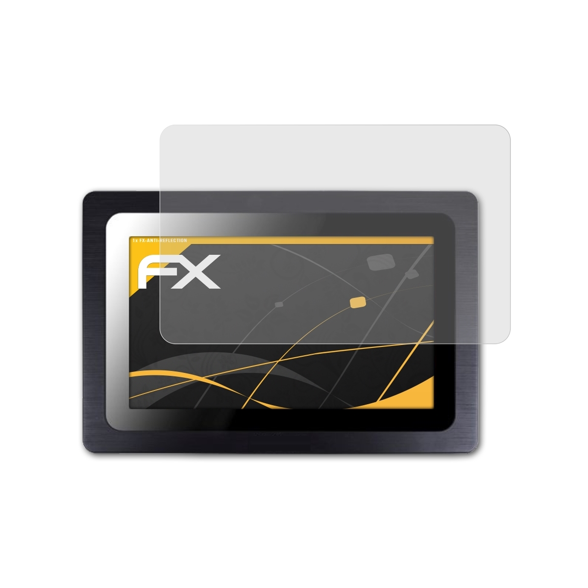 Pokini 10 Panel-PC ATFOLIX Displayschutz(für Inch) matt&stoßfest