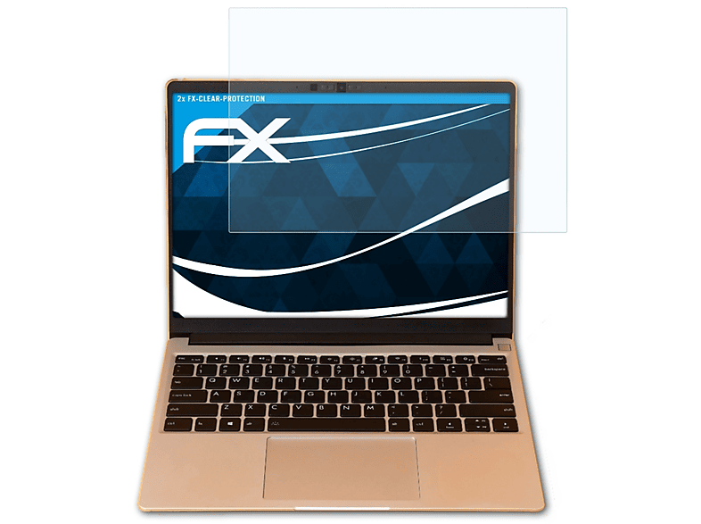 ATFOLIX 2x FX-Clear Framework Displayschutz(für Laptop)