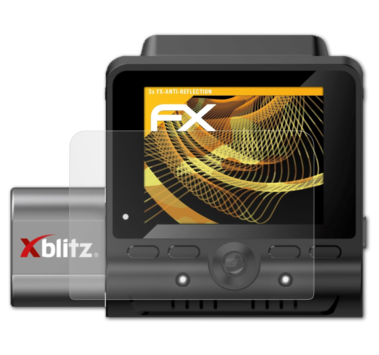 ATFOLIX 3x FX-Antireflex Displayschutz(für Xblitz Dual GPS) 2