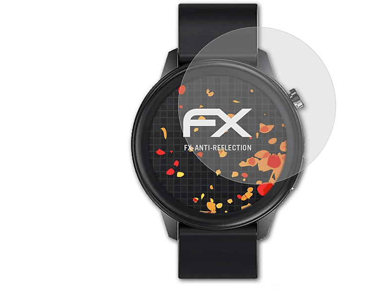 ATFOLIX 3x FX-Antireflex Displayschutz(für Knauermann Pro Rund) | Smartwatch Schutzfolien & Gläser