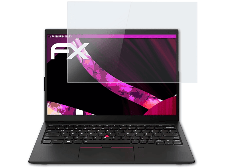 ATFOLIX FX-Hybrid-Glass Schutzglas(für Lenovo ThinkPad X1 Nano (Gen1))