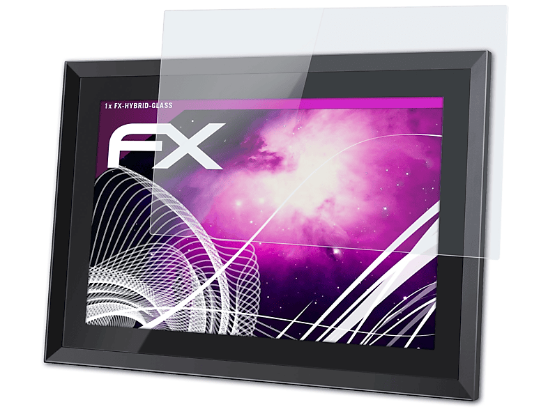 ATFOLIX FX-Hybrid-Glass Schutzglas(für Sencor SDF 1091 B)