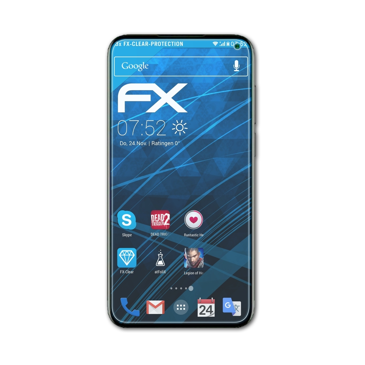 ATFOLIX Meizu FX-Clear 3x Displayschutz(für 17)