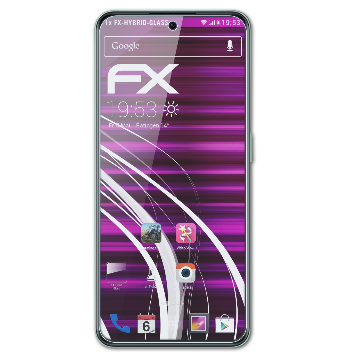 10R FX-Hybrid-Glass Schutzglas(für ATFOLIX 5G) OnePlus