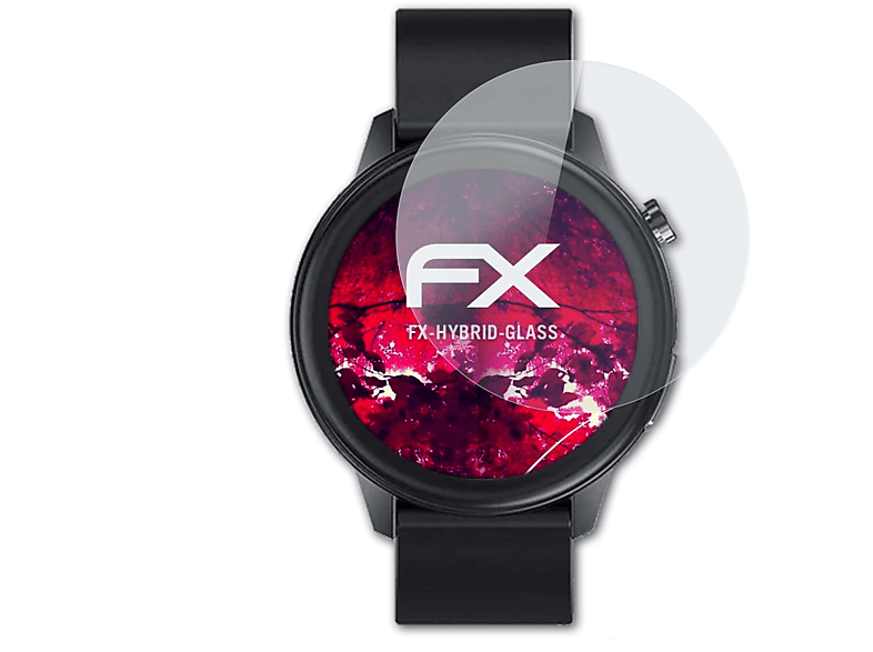 ATFOLIX FX-Hybrid-Glass Schutzglas(für Knauermann Pro Rund) | Smartwatch Schutzfolien & Gläser