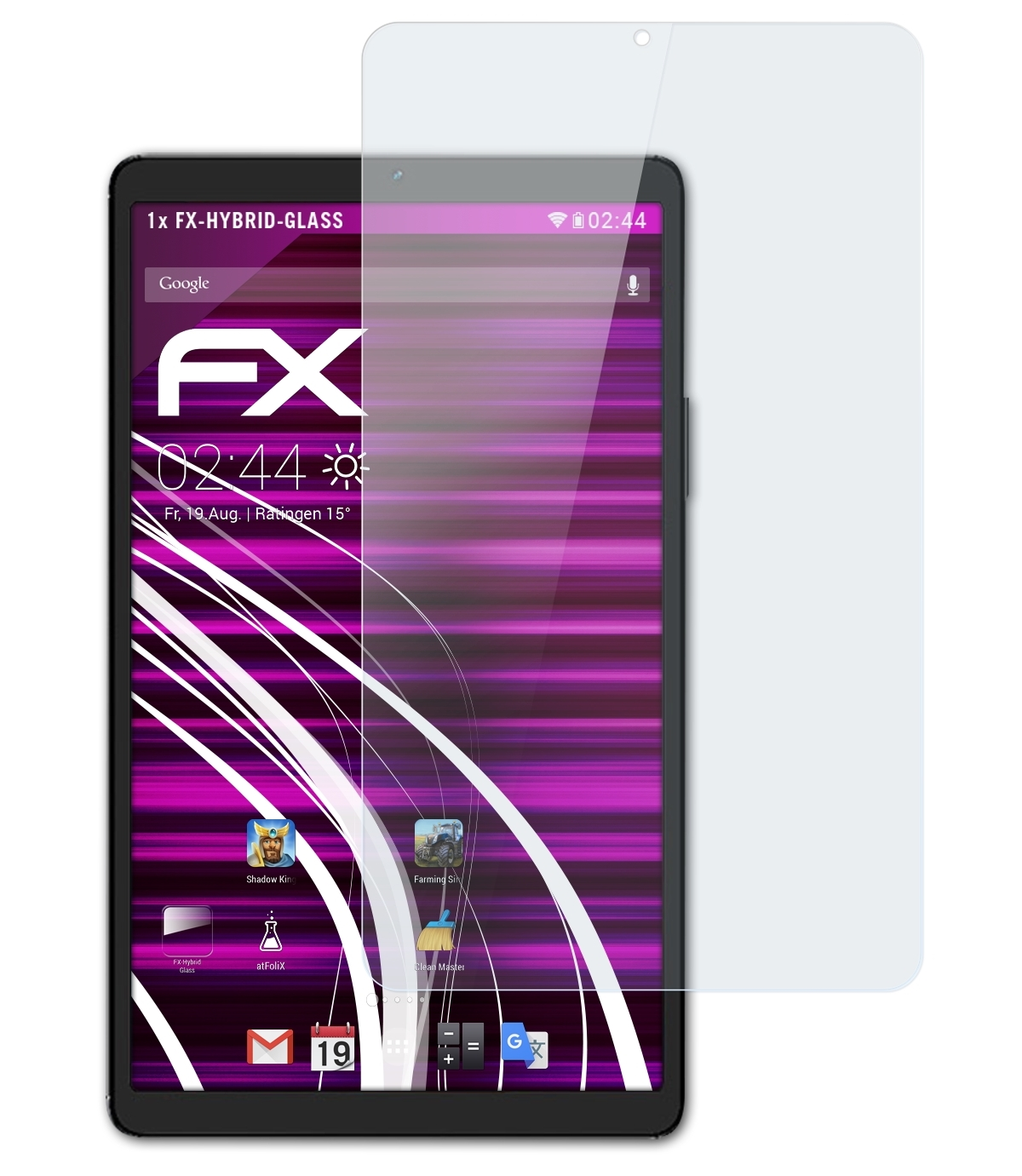 Mini) Realme FX-Hybrid-Glass ATFOLIX Schutzglas(für Pad