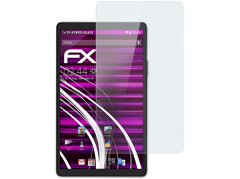 ATFOLIX FX-Hybrid-Glass Schutzglas(für Realme Pad Mini)