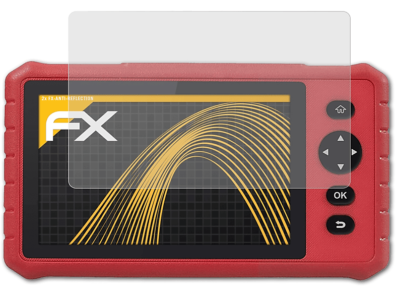 ATFOLIX 2x FX-Antireflex Displayschutz(für Launch 3) CRP MOT Creader