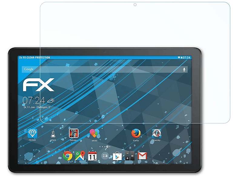 ATFOLIX 2x FX-Clear Displayschutz(für TCL Tab 10L)