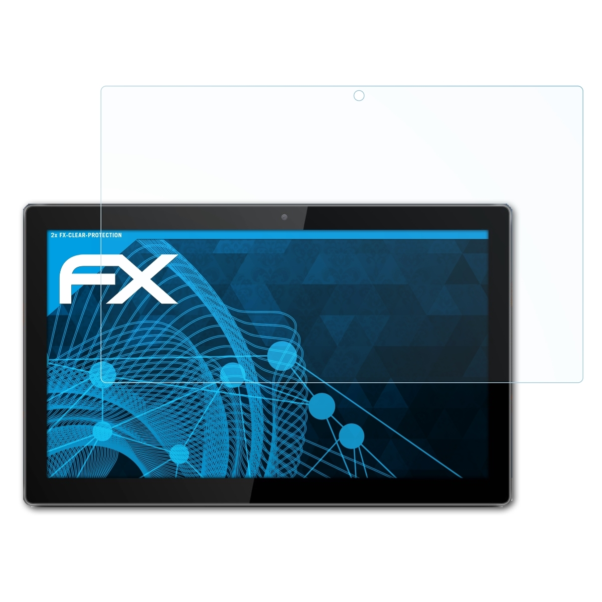 ATFOLIX 2x Krueger&Max 1162) Edge FX-Clear Displayschutz(für