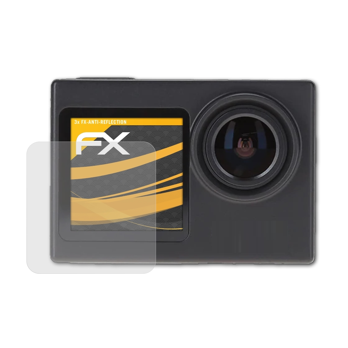 7S 3x Actioncam Plus) Rollei ATFOLIX Displayschutz(für FX-Antireflex