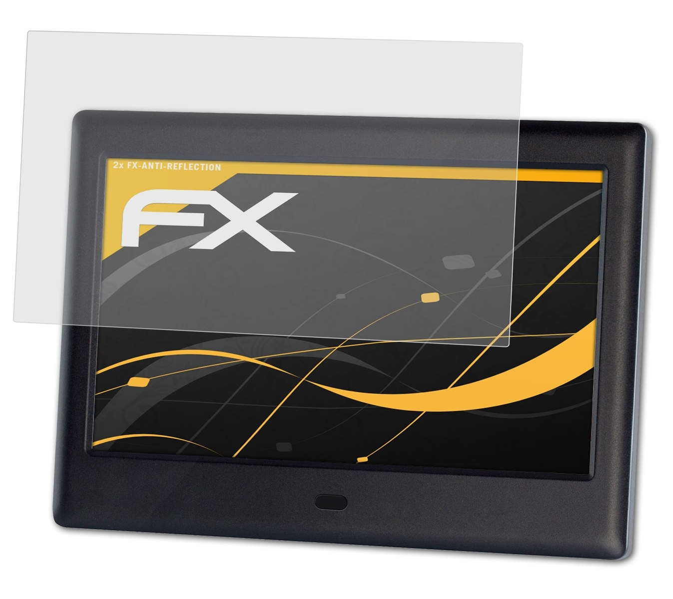 2x SDF FX-Antireflex BK) Sencor 782 Displayschutz(für ATFOLIX