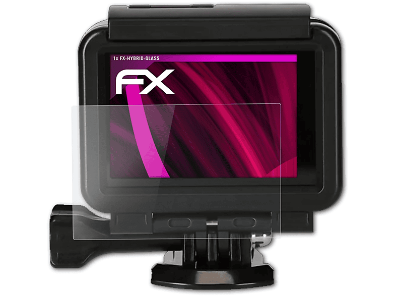 Rollei Action FX-Hybrid-Glass ATFOLIX Schutzglas(für Actioncam one)