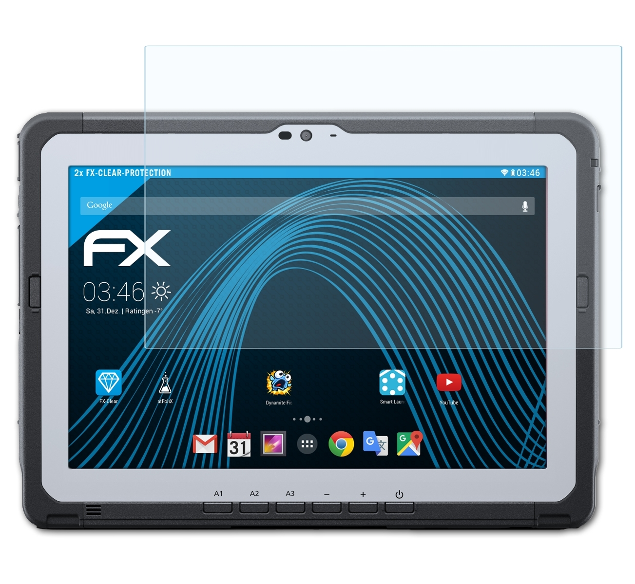 Displayschutz(für Toughbook A3) ATFOLIX FX-Clear Panasonic 2x