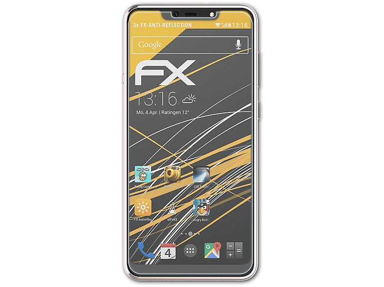 ATFOLIX 3x FX-Antireflex Displayschutz(für Hisense Infintiy H12)