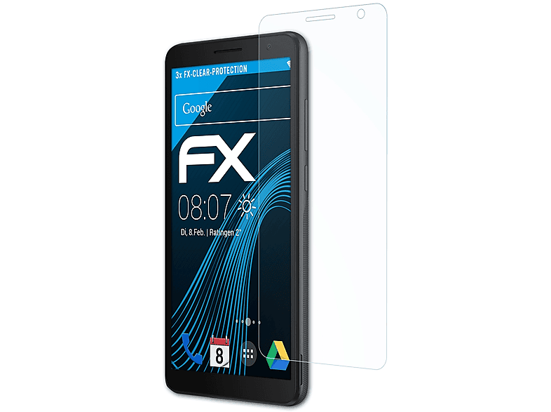 FX-Clear (2020)) 1B Displayschutz(für Alcatel 3x ATFOLIX