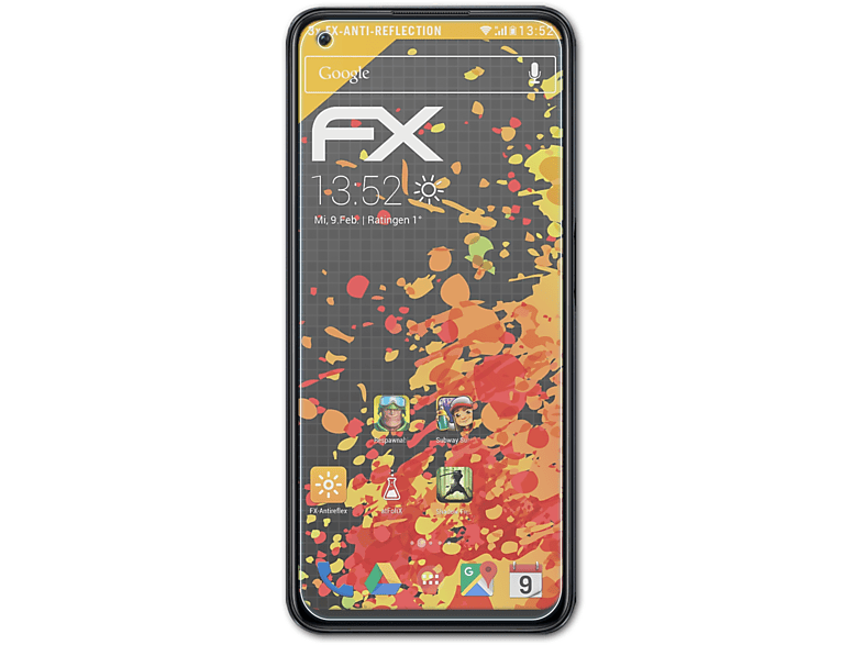 FX-Antireflex Nord 2 CE Displayschutz(für 3x OnePlus Lite) ATFOLIX
