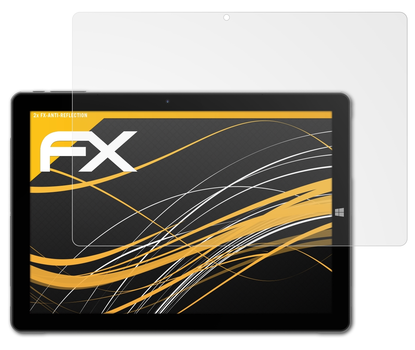 ATFOLIX 2x FX-Antireflex Displayschutz(für Alldocube 20 Pro) iWork