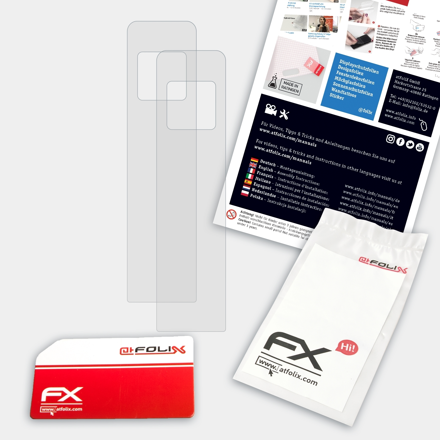 ATFOLIX 2x FX-Antireflex Displayschutz(für Smok RPM80)