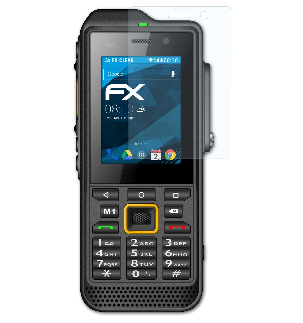 ATFOLIX 3x Displayschutz(für IS330.1) FX-Clear i.safe