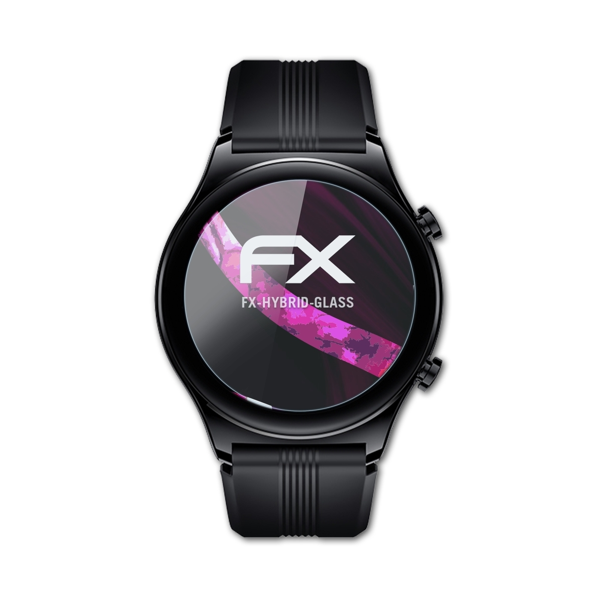 ATFOLIX 3) Honor Watch Schutzglas(für FX-Hybrid-Glass GS