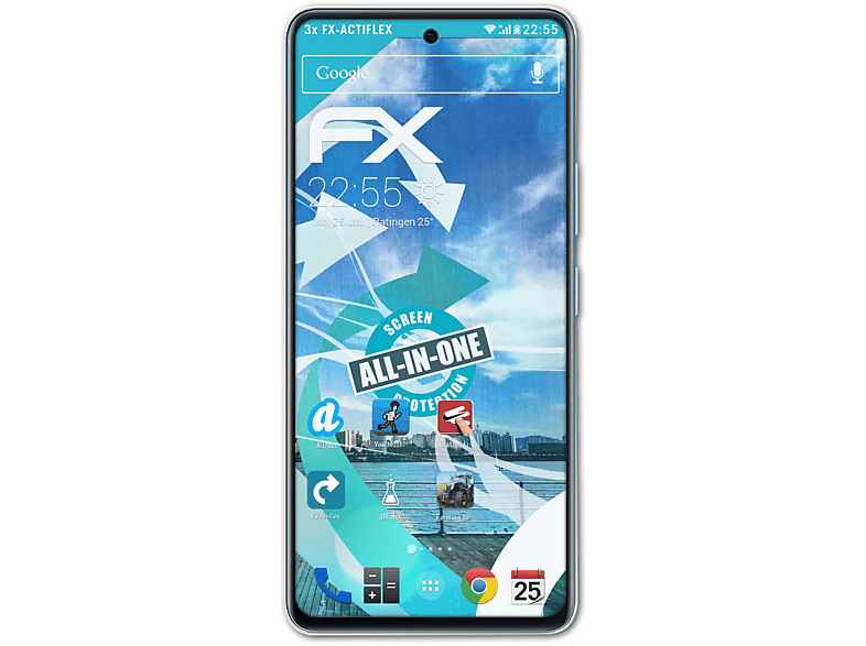 ATFOLIX 3x FX-ActiFleX Displayschutz(für iQOO Vivo SE) Neo 5