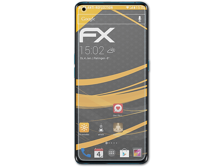 3x Oppo Find FX-Antireflex Displayschutz(für X2) ATFOLIX